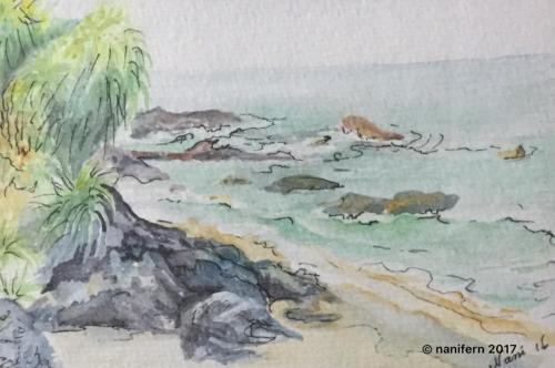 Nani Fern Water Color Painting